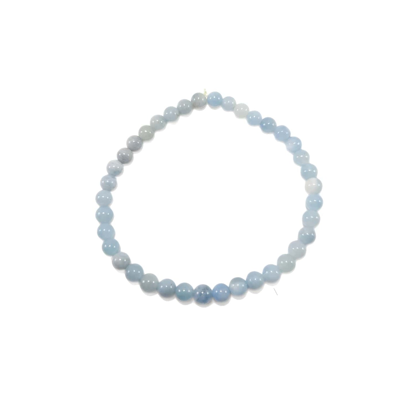 Bracelet Aigue marine 4mm