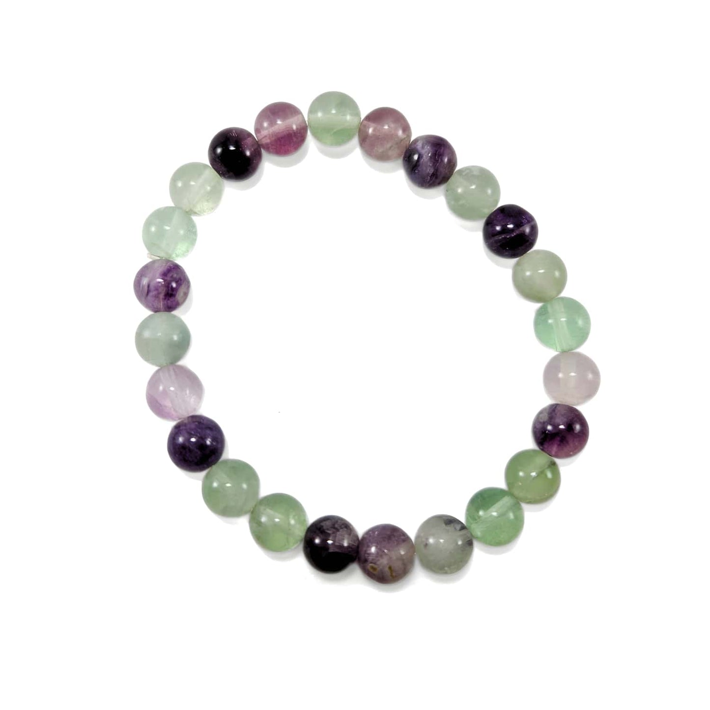 Bracelet Fluorine verte 8mm