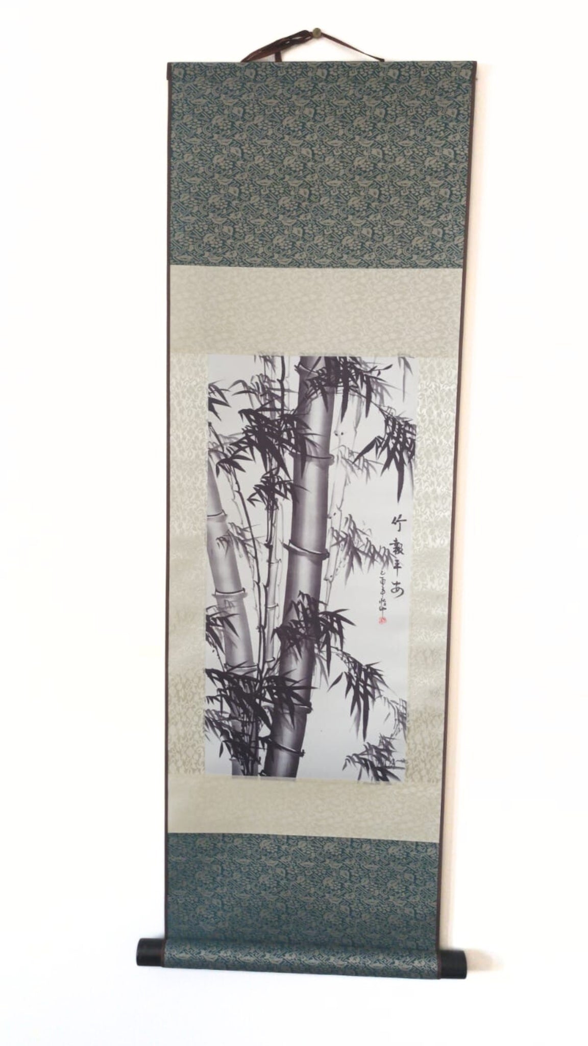 Rouleau mural chinois / Tige de Bambou encre de Chine