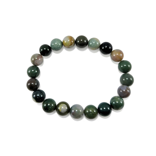 Bracelet Agate Mousse 10mm