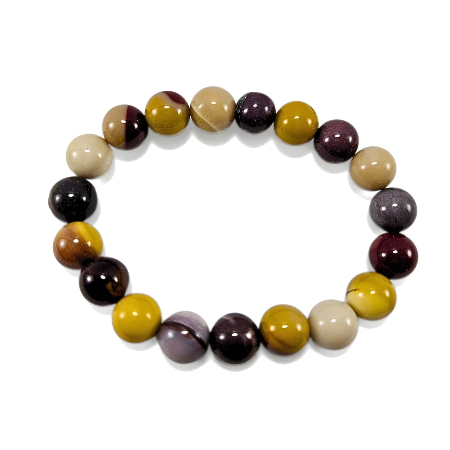 Bracelet Jaspe Mookaite 10mm