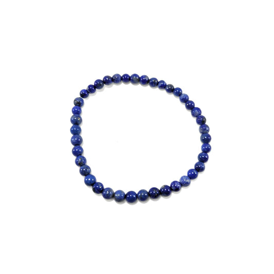 Bracelet Lapis lazuli 4mm