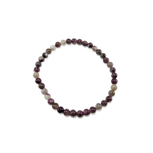 Bracelet Tourmaline Rose 4mm