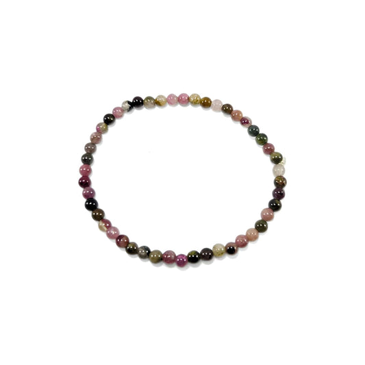 Bracelet Tourmaline Multicolore 4mm