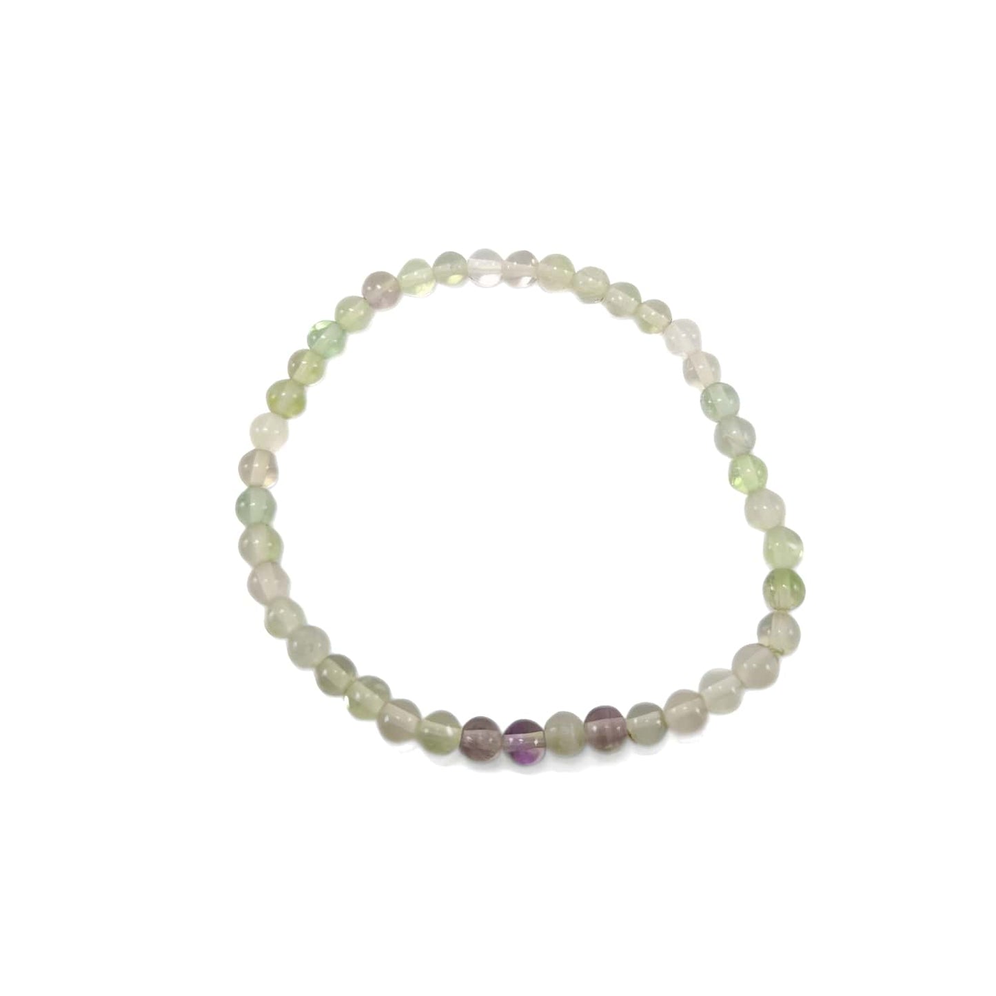 Bracelet Fluorine verte 4mm
