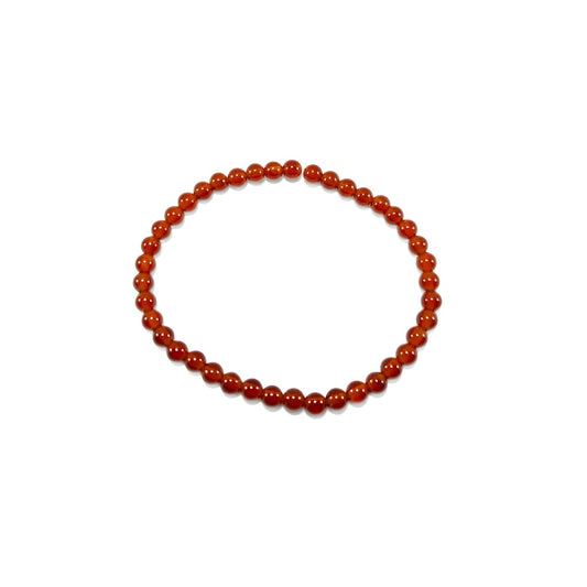 Bracelet Cornaline 4mm