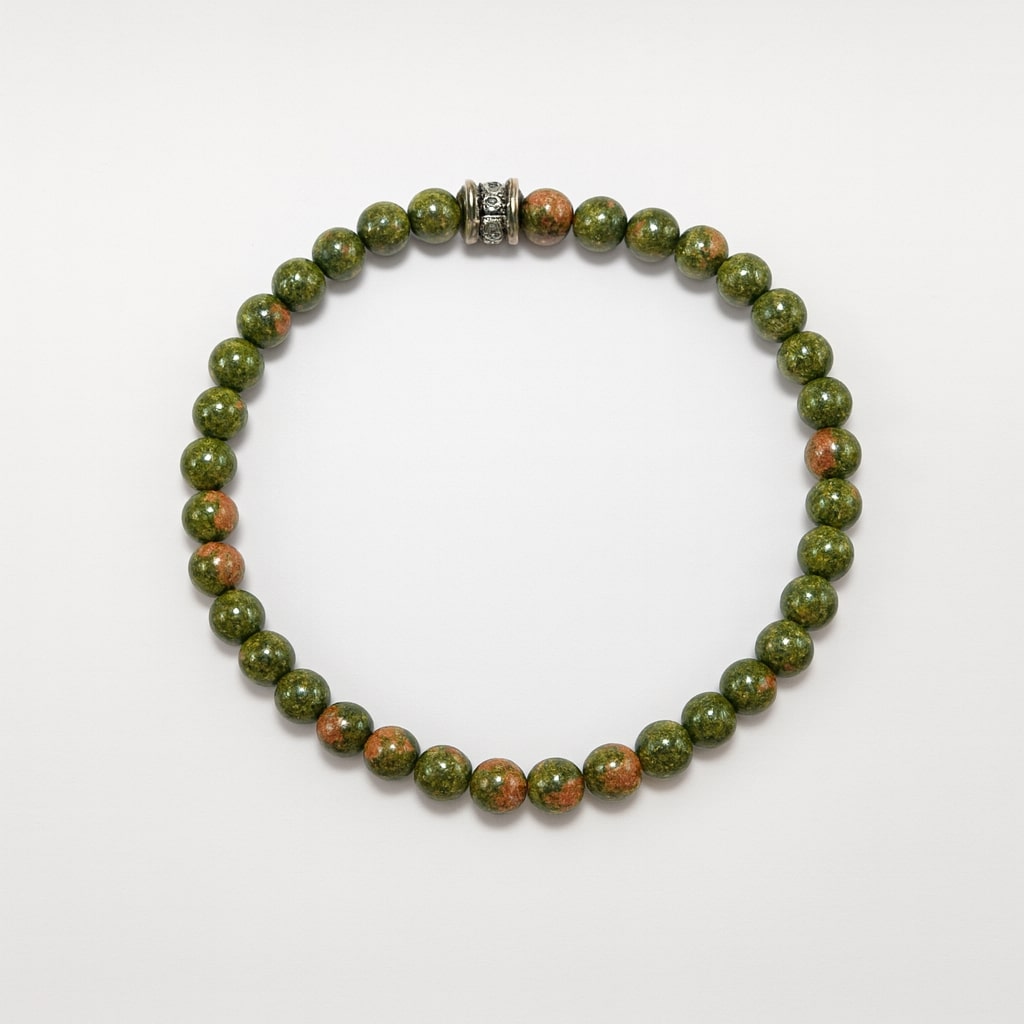 Bracelet Unakite 8mm