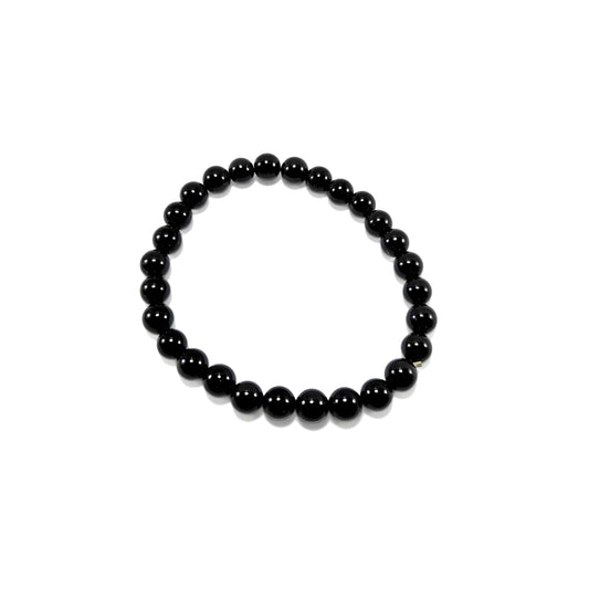 Bracelet Tourmaline Noire 6mm