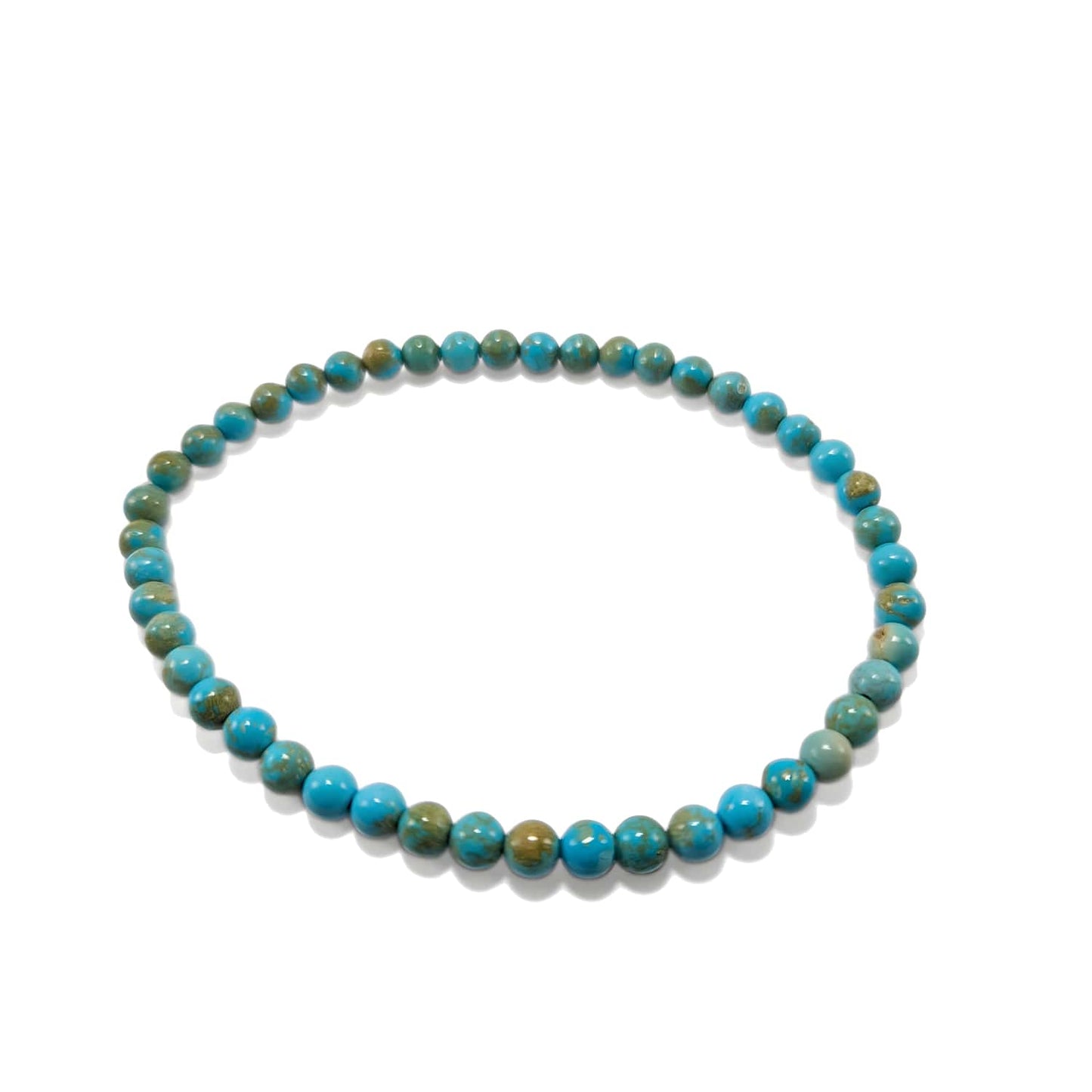 Bracelet Turquoise teinté 6mm