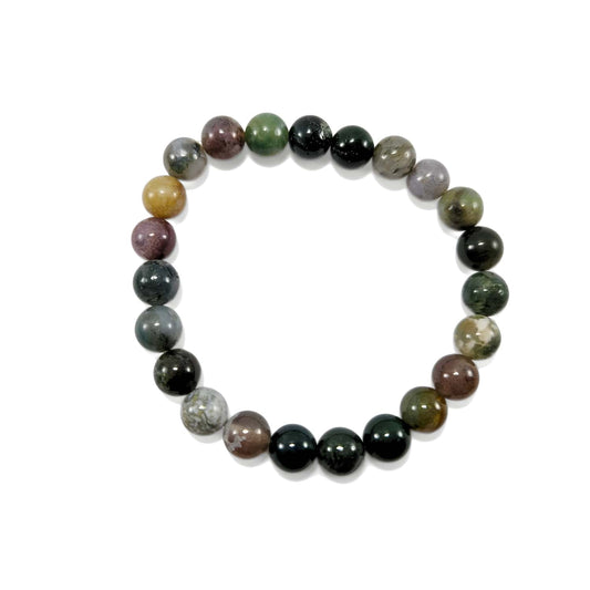 Bracelet Agate Mousse 8mm