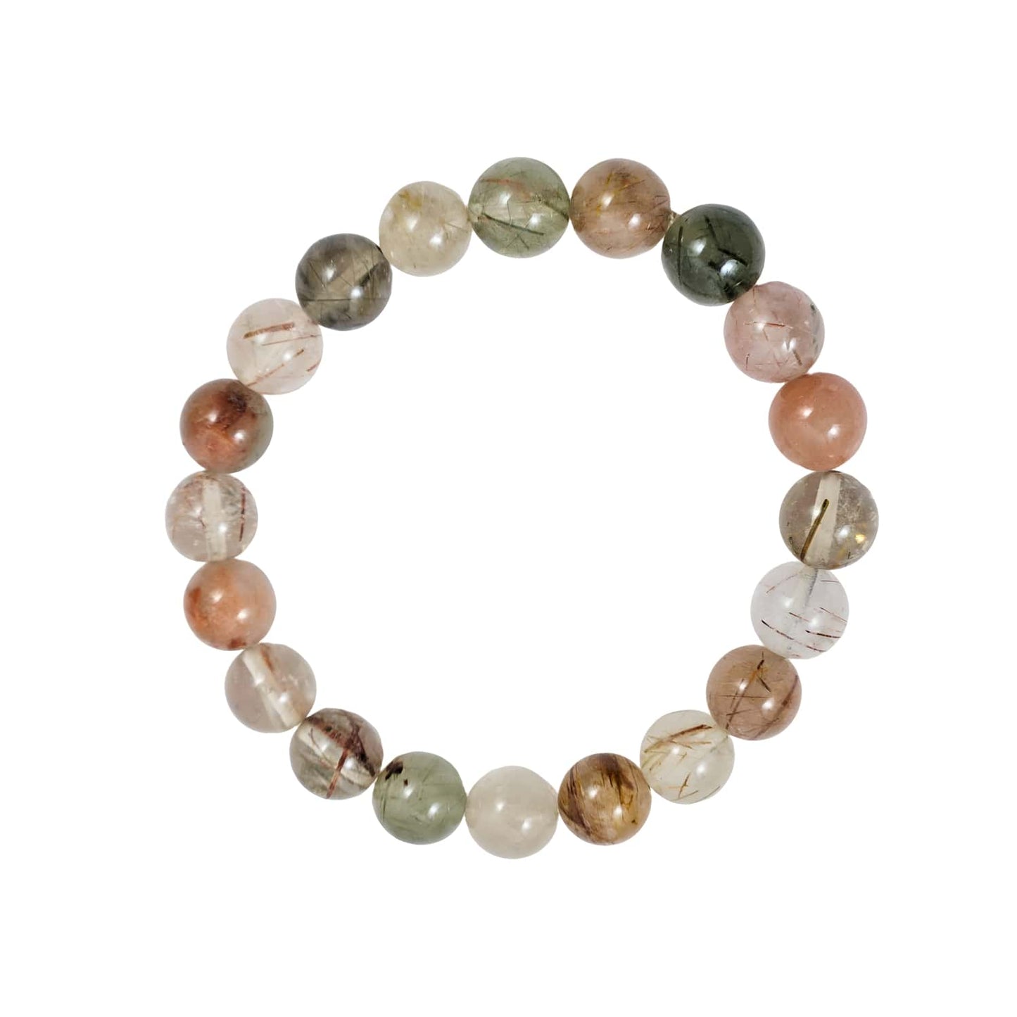 Bracelet Quartz rutile 8mm