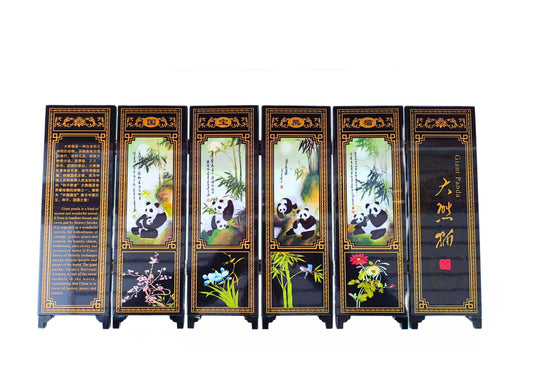 Mini paravent pandas