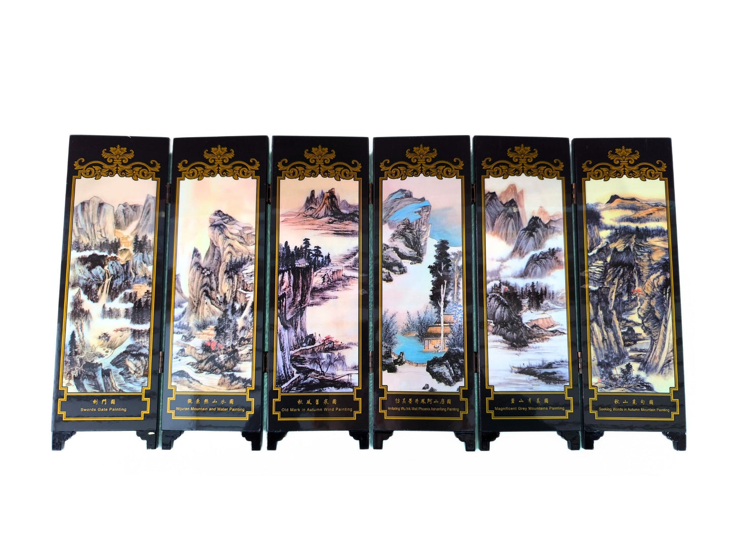 Mini paravent Montagne sacrées 2