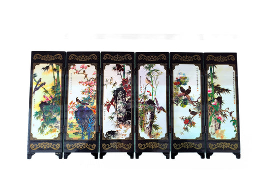 Mini paravent famille d hirondelles