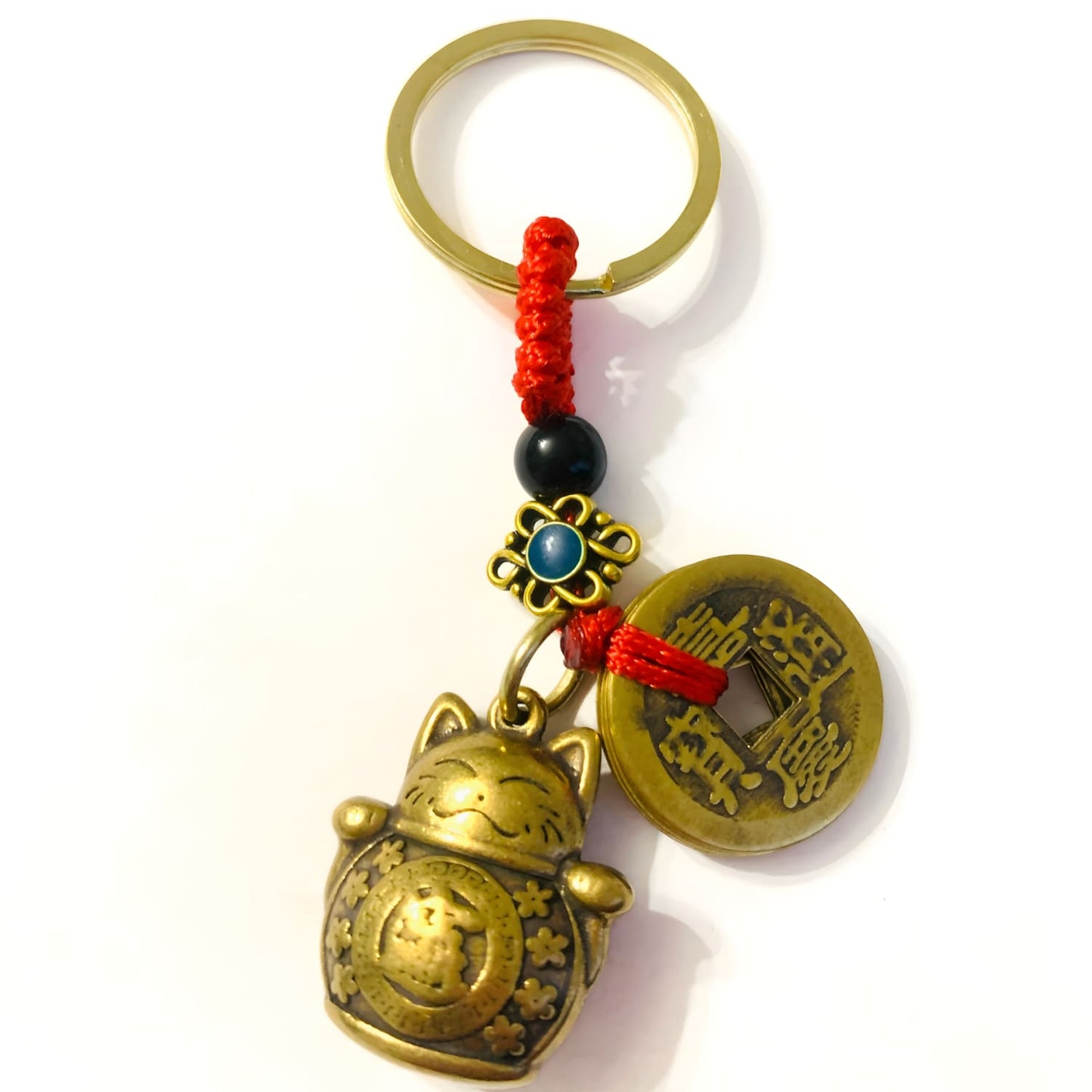 Porte Clé Cuivre Chat