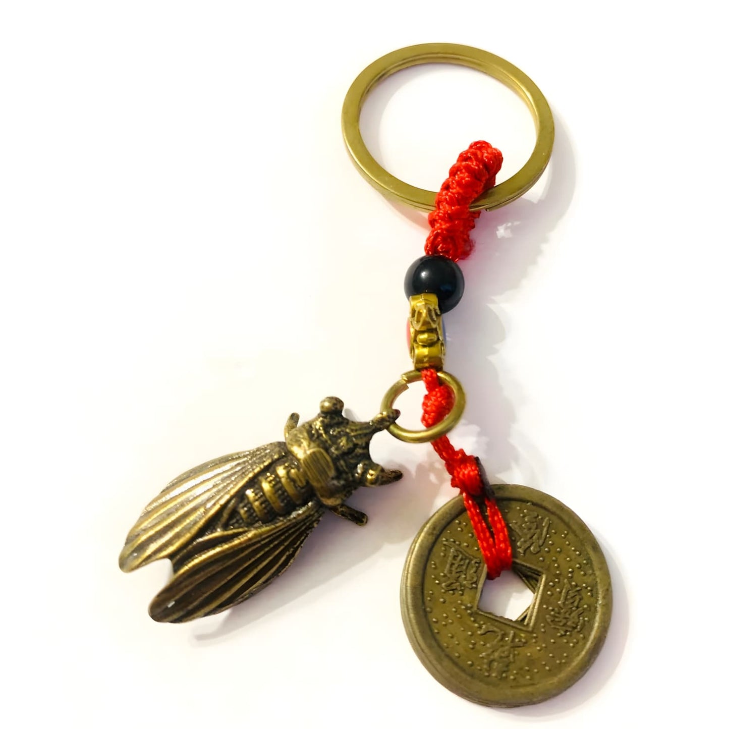 Porte Clé Cuivre Cigale